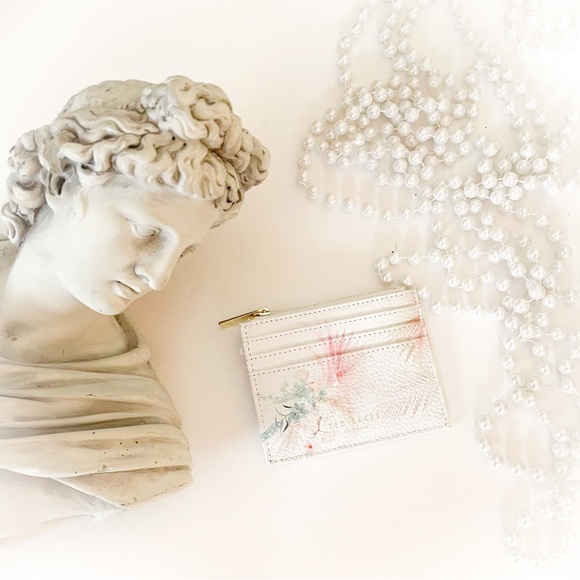 Ted Baker Accessories Ted Baker Graphic Floral Print White Leather